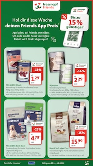 Huhn im Fressnapf Prospekt "Liebe hat vier Pfoten" mit 25 Seiten (Bielefeld)