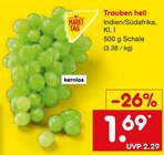 Aktuelle Weintrauben Angebote bei Netto Marken-Discount in Nürnberg Aktuelles Trauben hell Angebot bei Netto Marken-Discount in Nürnberg ab 1,69 €