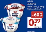 Milchreis von Müller im aktuellen ALDI SÜD Prospekt für 0,39 €