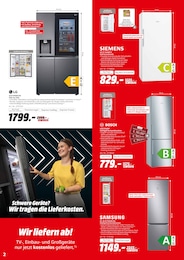 Kühl-Gefrierkombi Angebot im aktuellen MediaMarkt Saturn Prospekt auf Seite 2