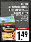 EDEKA Tecklenburg - Alt Mecklenburger, Alter Schwede oder Küsten-Urtyp Angebot im Prospekt Alt Mecklenburger, Alter Schwede oder Küsten-Urtyp bei EDEKA im Tecklenburg Prospekt für 1,49 €