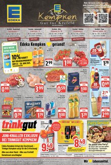 EDEKA Prospekt der Woche "Aktuelle Angebote" Seite 1, 23.06.2025 bis 28.06.2025 für Krefeld Aktueller EDEKA Prospekt "Aktuelle Angebote" Seite 1 von 8 Seiten für Krefeld
