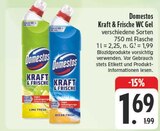 Kraft & Frische WC Gel Lime Fresh Angebote von Domestos bei E center Würzburg für 1,69 €