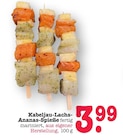 Kabeljau-Lachs-Ananas-Spieße im Angebot bei E center in Karlsruhe Kabeljau-Lachs-Ananas-Spieße Angebote bei E center Karlsruhe für 3,99 €