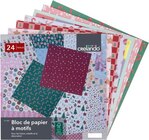 Bloc de papier à motifs - Crelando - Lidl à Chatou Bloc de papier à motifs - Crelando en promo chez Lidl Chatou à 1,49 €
