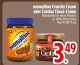 ovomaltine Crunchy Cream im EDEKA Prospekt ovomaltine Crunchy Cream von im aktuellen EDEKA Prospekt für 3,49 €
