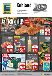 Aktueller EDEKA Prospekt "Aktuelle Angebote" für Hilden Aktueller EDEKA Prospekt für Hilden mit Seiten