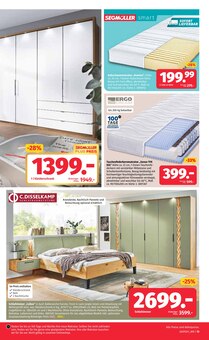 Bett im Segmüller Prospekt "Zum Glück gibt’s Segmüller - Bestseller zu Bestpreisen" mit 20 Seiten (Mannheim)
