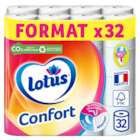 Papier toilette confort blanc - LOTUS à 7,55 € dans le catalogue Supeco