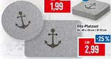 Filz-Platzset im Angebot bei Kaufhaus Stolz in Kiel Filz-Platzset Angebote bei Kaufhaus Stolz Kiel für 2,99 €