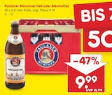 Aktuelles Münchner Hell oder Alkoholfrei Angebot bei Netto Marken-Discount in Freiburg (Breisgau) ab 9,99 €