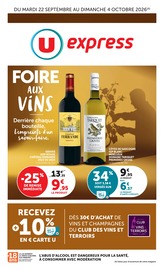 Promos Vin dans le catalogue "U Express" de U Express Vin en promo dans le catalogue U Express à la page 1