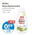 Reine Buttermilch im V-Markt Prospekt Reine Buttermilch von Müller im aktuellen V-Markt Prospekt für 0,69 €