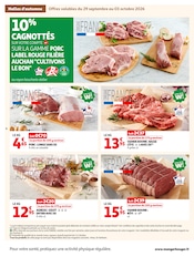 Promos Côte De Boeuf dans le catalogue "LES HALLES d'automne" de Auchan Hypermarché Côte De Boeuf en promo dans le catalogue Auchan Hypermarché à la page 4