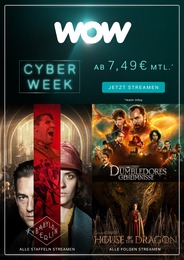 Elektromarkt Prospekt von WOW Gelsenkirchen WOW Prospekt: "WOW - Cyber Week", 1 Seite, 28.11.2022 - 04.12.2022