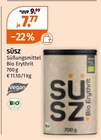 Bio Erythrit Süßungsmittel im Angebot bei Müller in Wuppertal Bio Erythrit Süßungsmittel Angebote von SÜSZ bei Müller Wuppertal für 7,77 €