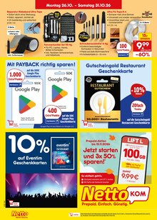 Geschenkkarte im aktuellen Netto Marken-Discount Prospekt (Stuttgart) Geschenkkarte im Netto Marken-Discount Prospekt "Aktuelle Angebote" mit 74 Seiten (Stuttgart)