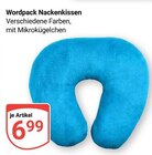 Wordpack Nackenkissen im Angebot bei GLOBUS in Rodgau Wordpack Nackenkissen Angebote bei GLOBUS Rodgau für 6,99 €
