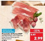 Prosciutto di Parma DOP im Kaufland Prospekt Prosciutto di Parma DOP im aktuellen Kaufland Prospekt für 2,99 €