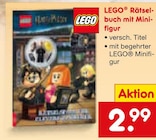 Aktuelles Rätselbuch mit Minifigur Angebot bei Netto Marken-Discount in Offenbach (Main) ab 2,99 €