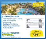 FLUGREISE ÄGYPTEN Angebote von Palm Beach Resort bei E center Fellbach für 549,00 €