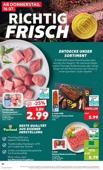 Rindfleisch im aktuellen Kaufland Prospekt (Fürth) Rindfleisch im Kaufland Prospekt "Hier bin ich richtig" mit 65 Seiten (Fürth)