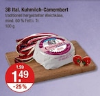 3B Ital. Kuhmilch-Camembert im V-Markt Prospekt zum Preis von 1,49 €