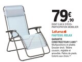 E.Leclerc Saint-André-et-Appelles - Promo Fauteuil relax Promo Fauteuil relax à 79,90 € dans le catalogue E.Leclerc à Saint-André-et-Appelles