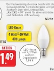 Aktuelles LED-Kerze Angebot bei E center in Mannheim ab 1,49 €