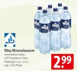 Mineralwasser im Angebot bei famila Nordost in Celle Mineralwasser Angebote von Vilsa bei famila Nordost Celle für 2,99 €
