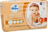 Couches Premium Ultra Protect - CARREFOUR BABY - Carrefour à Échirolles Couches Premium Ultra Protect - CARREFOUR BABY en promo chez Carrefour Échirolles à 13,39 €