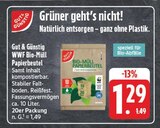WWF Bio-Müll Papierbeutel Angebote von Gut & Günstig bei EDEKA Freiberg für 1,29 €