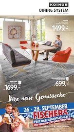 Aktueller Polstermöbel Fischer Prospekt mit Esstisch, "FEST DER GEMÜTLICHKEIT", Seite 15