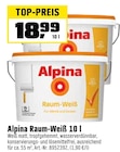 Raum-Weiß 10 l Angebote von Alpina bei OBI Nürnberg für 18,99 €