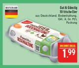 10 frische Eier im Angebot bei Marktkauf in Nürnberg 10 frische Eier Angebote von Gut & Günstig bei Marktkauf Nürnberg für 1,99 €