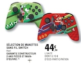 Sélection de manettes sans fil Switch - HORI à 44,90 € dans le catalogue E.Leclerc