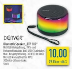 Bluetooth Speaker "BTP 103" Angebote von DENVER bei diska Chemnitz für 10,00 €