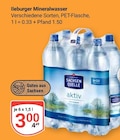 Mineralwasser im Angebot bei GLOBUS in Halle Mineralwasser Angebote von Ileburger bei GLOBUS Halle für 3,00 €