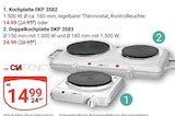 Aktuelles Kochplatte EKP 3582 Angebot bei GLOBUS in Rostock ab 14,99 €