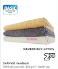 SVANVIK Handtuch für 2,75 € bei JYSK im Angebot SVANVIK Handtuch im aktuellen JYSK Prospekt