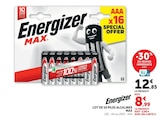 Lot de 16 piles alcalines - Max en promo chez Super U Lot de 16 piles alcalines - Max dans le catalogue Super U