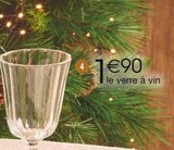 Verre à vin Julia en promo chez Carrefour Montbéliard à 1,90 €