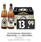 Weissbier Naturtrüb Angebote von Franziskaner bei Hieber Freiburg für 13,99 €