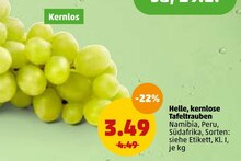 Helle, kernlose Tafeltrauben Angebot in Troisdorf im aktuellen Prospekt bei Penny-Markt in Troisdorf