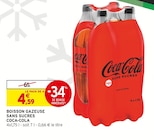 Boisson gazeuse sans sucres - Coca-Cola en promo chez Intermarché Express Lyon à 4,59 €