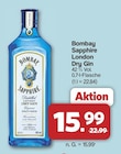 London Dry Gin von Bombay Sapphire für 15,99 € bei famila Nordwest im Angebot London Dry Gin von Bombay Sapphire im aktuellen famila Nordwest Prospekt