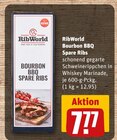 Bourbon BBQ Spare Ribs von RibWorld für 7,77 € bei REWE im Angebot Bourbon BBQ Spare Ribs von RibWorld im aktuellen REWE Prospekt