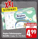 Toilettenpapier Kamille Angebote von Regina bei E center Heilbronn für 4,99 €