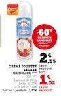 Creme fouette legere - BRIDELICE dans le catalogue U Express
