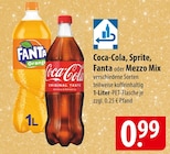 Coca-Cola, Sprite, Fanta oder Mezzo Mix bei famila Nordost im Eutin Prospekt für 0,99 €